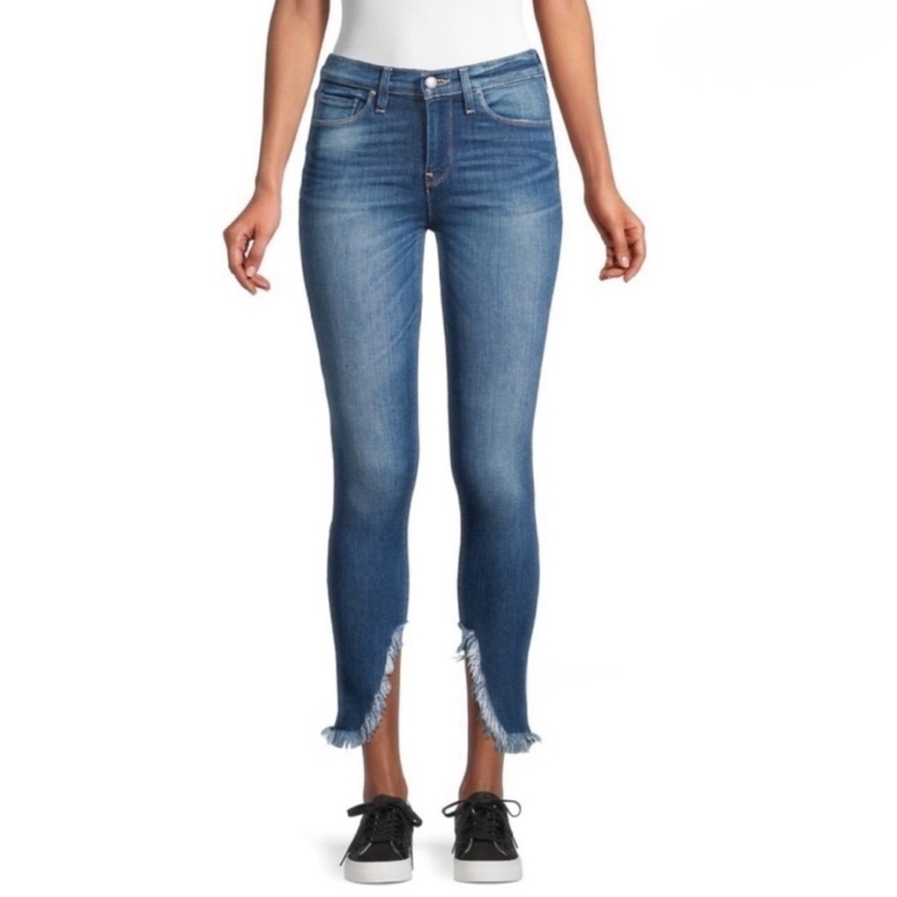 ~Hudson Nico Super Skinny Ankle Frayed Hem Jeans
